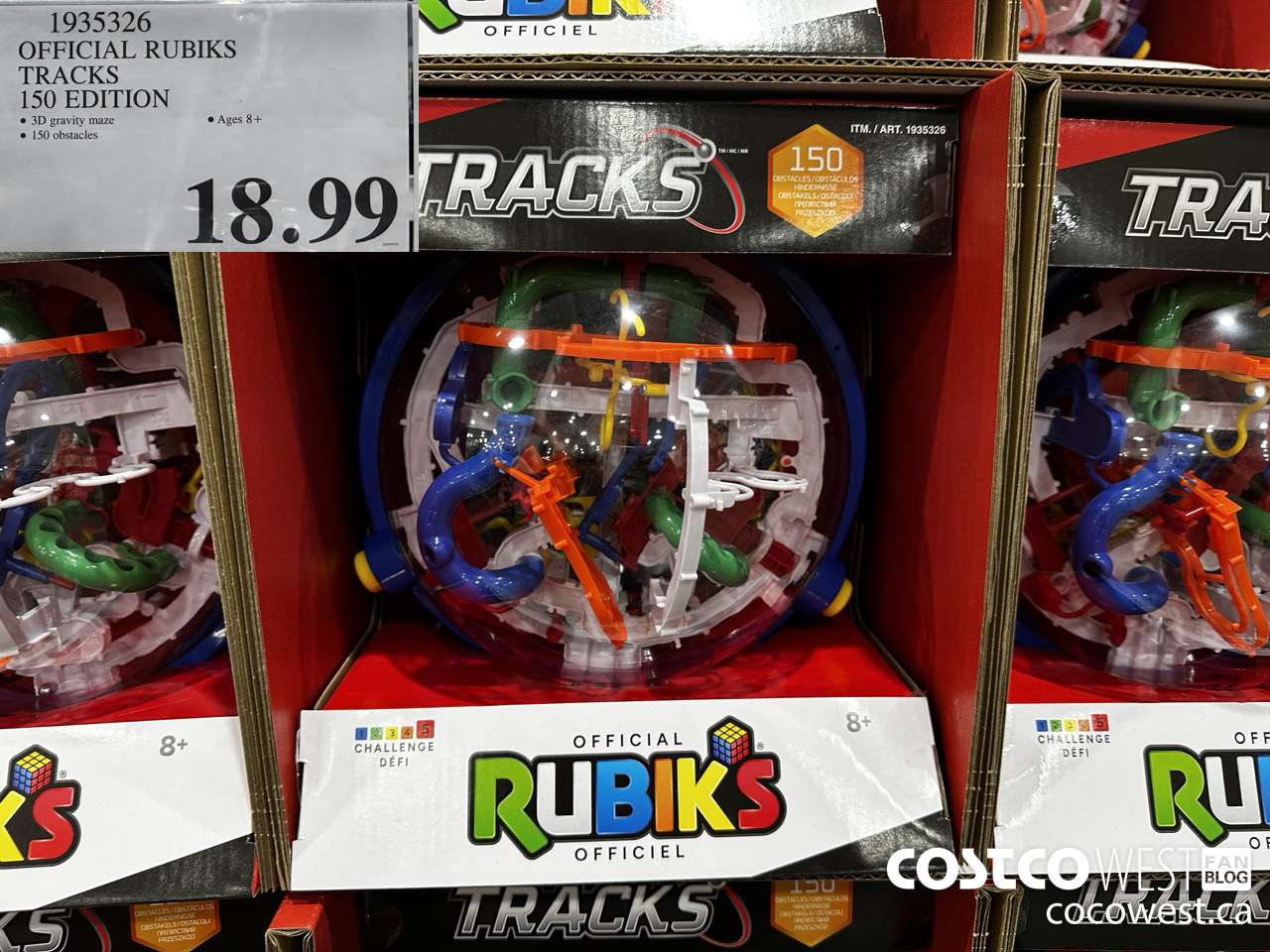 1935326 OFFICIAL RUBIKS TRACKS 150 EDITION $18.99