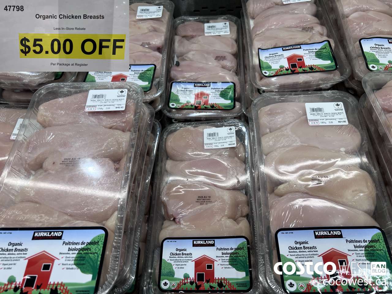 47798 ORGANIC CHICKEN BREASTS ($5.00 INSTANT SAVINGS)