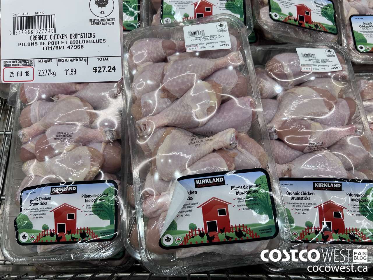 47966 ORGANIC CHICKEN DRUMSTICKS $11.99