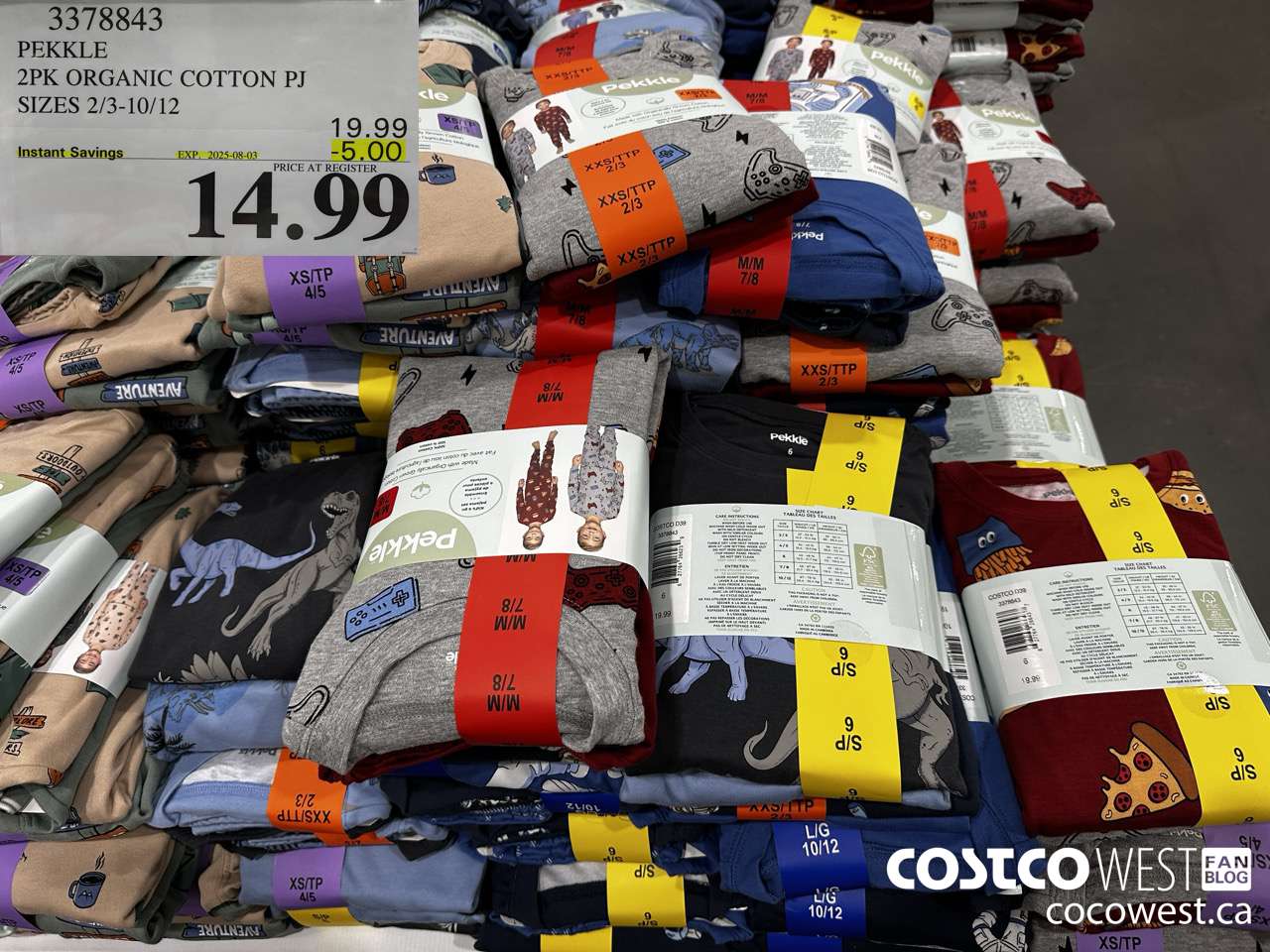 3378843 PEKKLE 4PC ORGANIC COTTON PJ SIZES 2/3-10/12 ($5.00 INSTANT SAVINGS EXPIRES ON 2025-08-03) $14.99