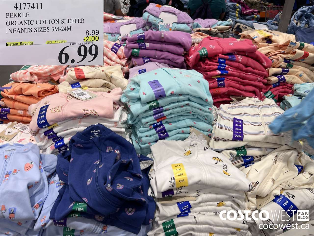 4177411 PEKKLE ORGANIC COTTON SLEEPER INFANTS SIZES 3M-24M ($2.00 INSTANT SAVINGS EXPIRES ON 2025-08-31) $6.99