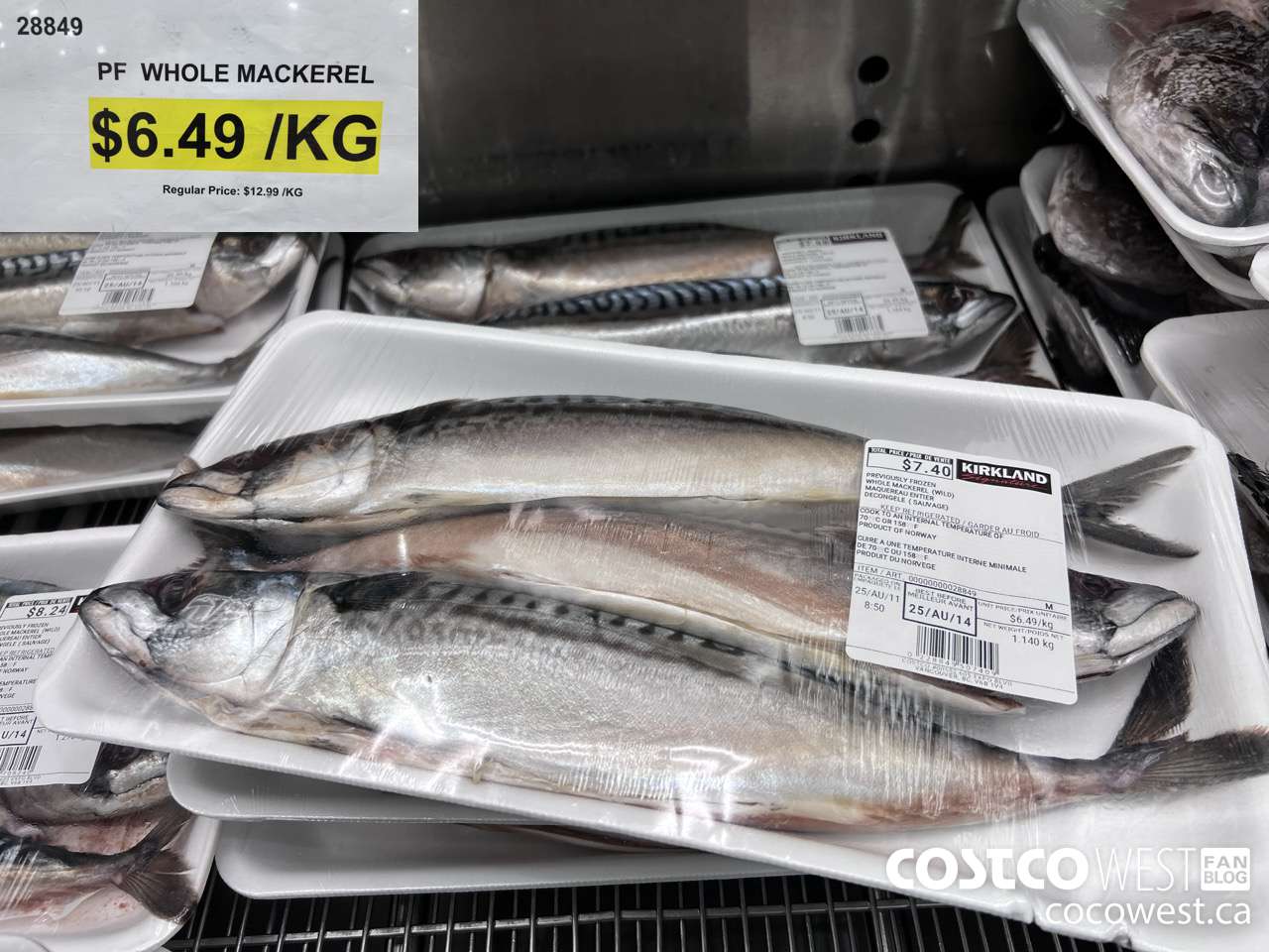 28849 PF MACKEREL (HEAD ON) WILD ($6.50 INSTANT SAVINGS) $6.49