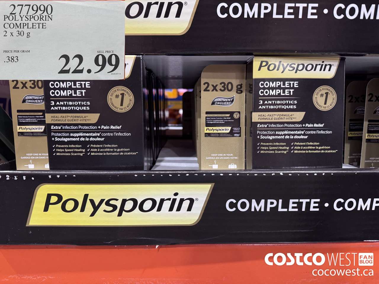 277990 POLYSPORIN COMPLETE 2 X 30 G $22.99