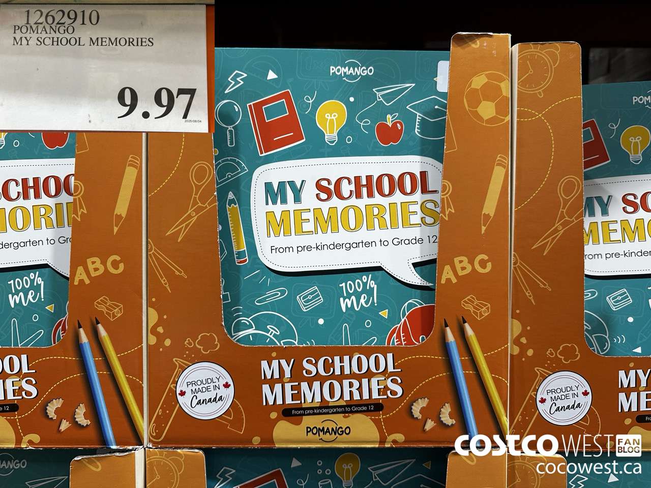 1262910 POMANGO MY SCHOOL MEMORIES $9.97