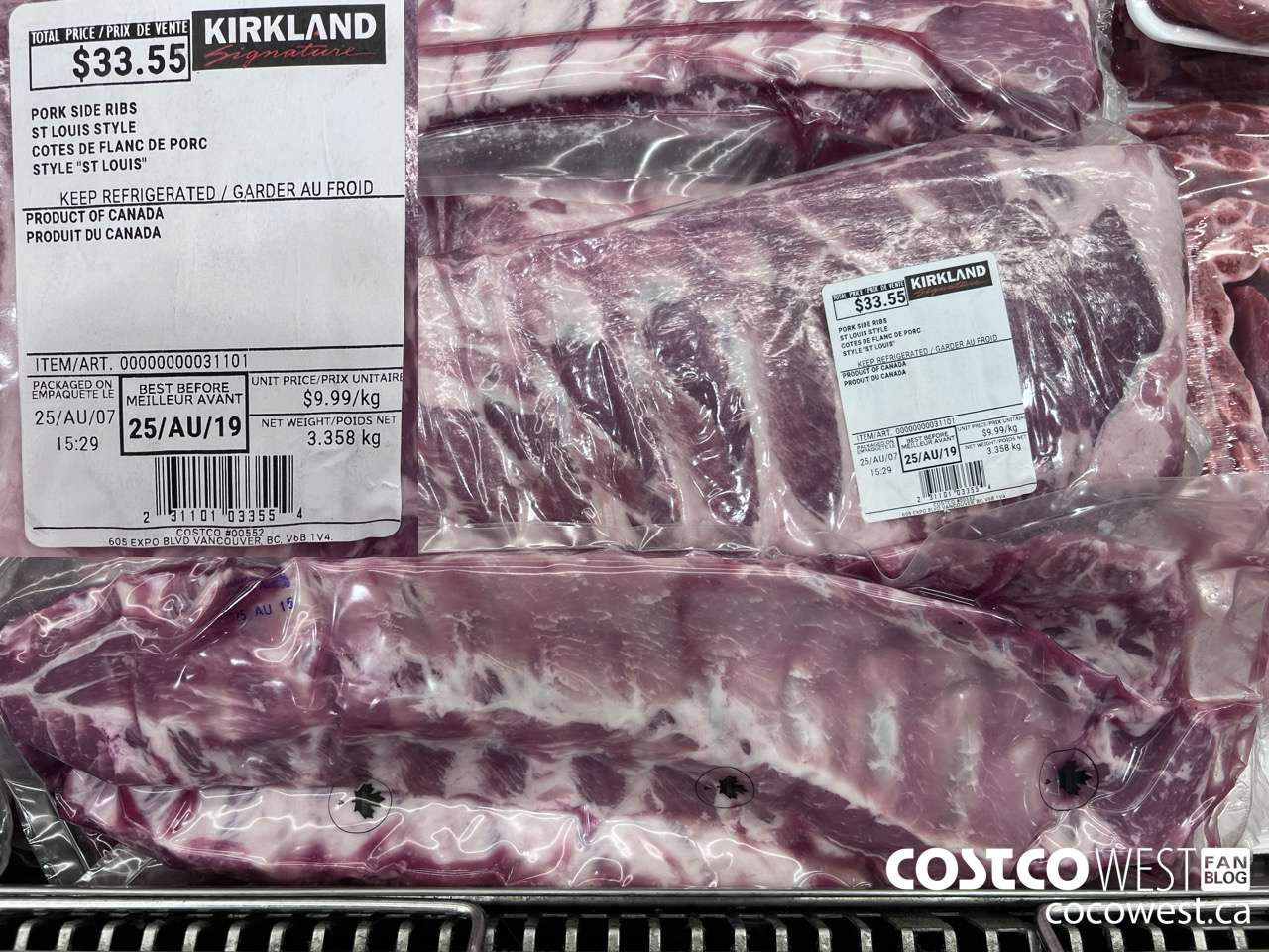 31101 PORK SIDE RIBS ST LOUIS STYLE $9.99