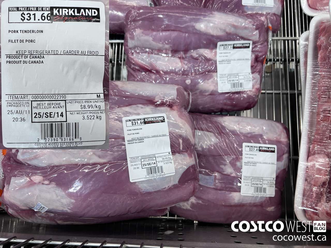 22390 PORK TENDERLOIN $8.99
