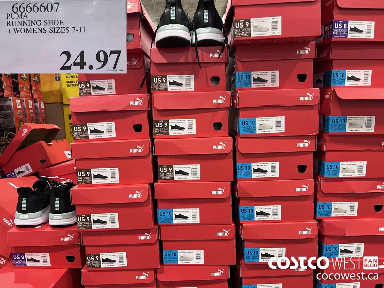 6666607 PUMA RUNNING SHOE WOMENS SIZES 7-11 $24.97