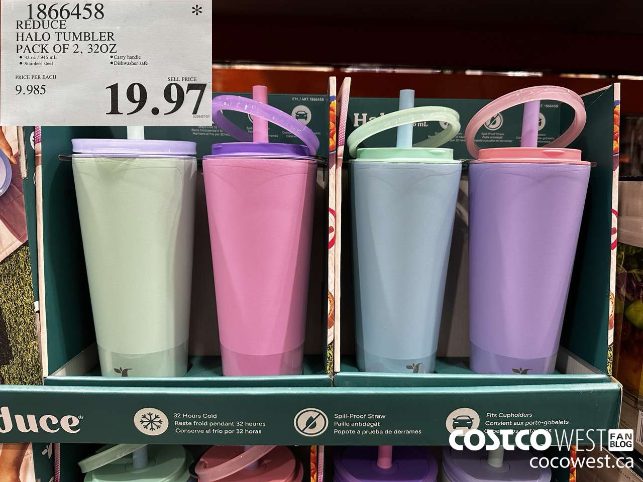 1866458 REDUCE HALO TUMBLER PACK OF 2 $19.97