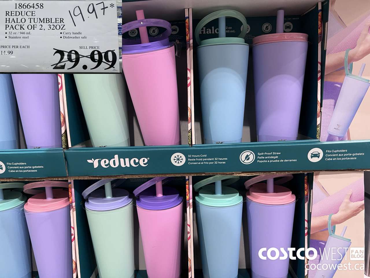 1866458 REDUCE HALO TUMBLER PACK OF 2 $19.97