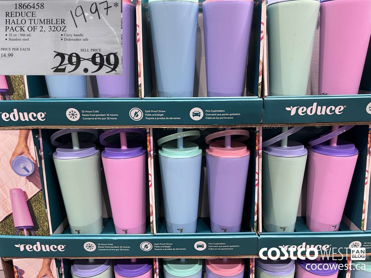 1866458 REDUCE HALO TUMBLER PACK OF 2 $19.97