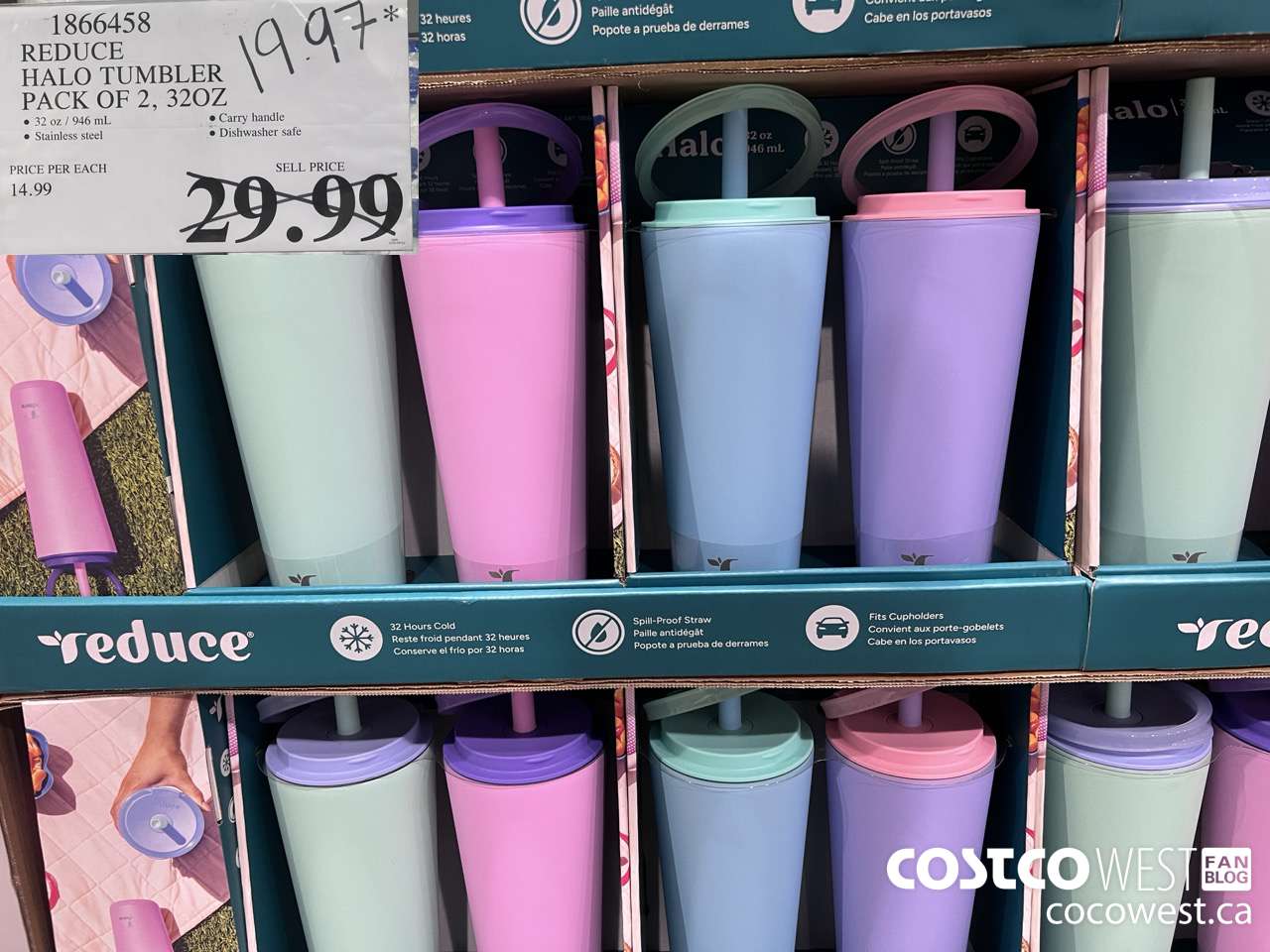 1866458 REDUCE HALO TUMBLER PACK OF 2 $19.97