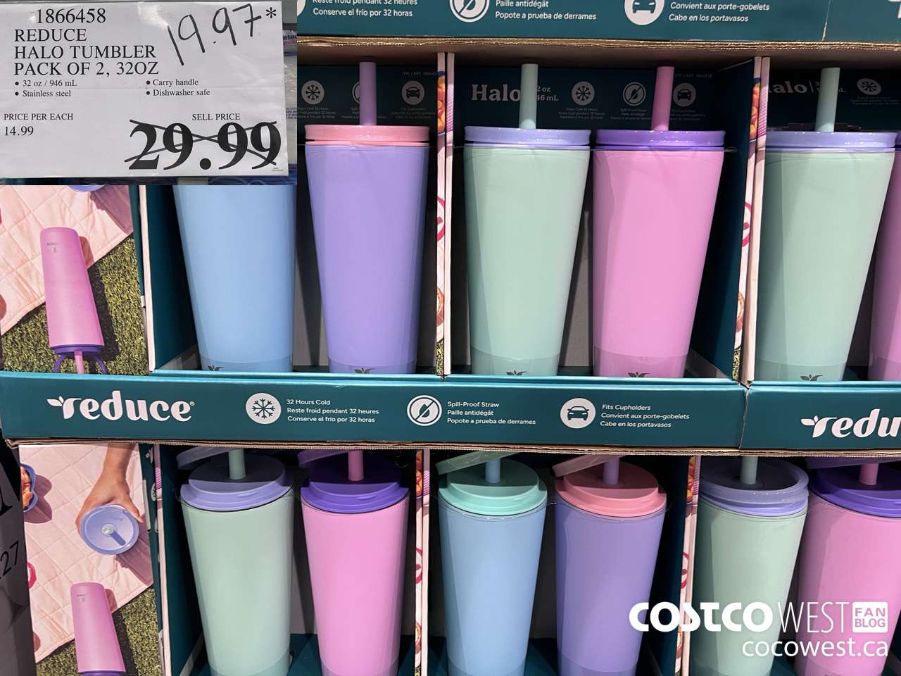 1866458 REDUCE HALO TUMBLER PACK OF 2 $19.97
