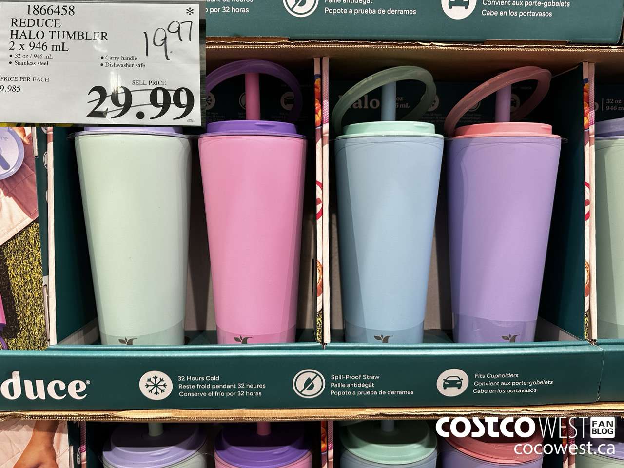 1866458 REDUCE HALO TUMBLER PACK OF 2 $19.97