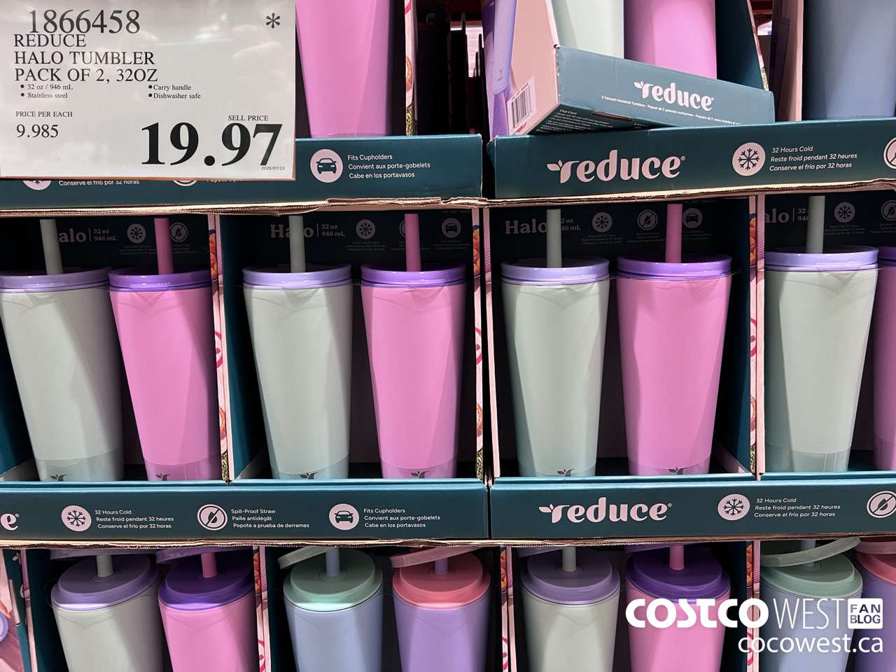 1866458 REDUCE HALO TUMBLER PACK OF 2 $19.97