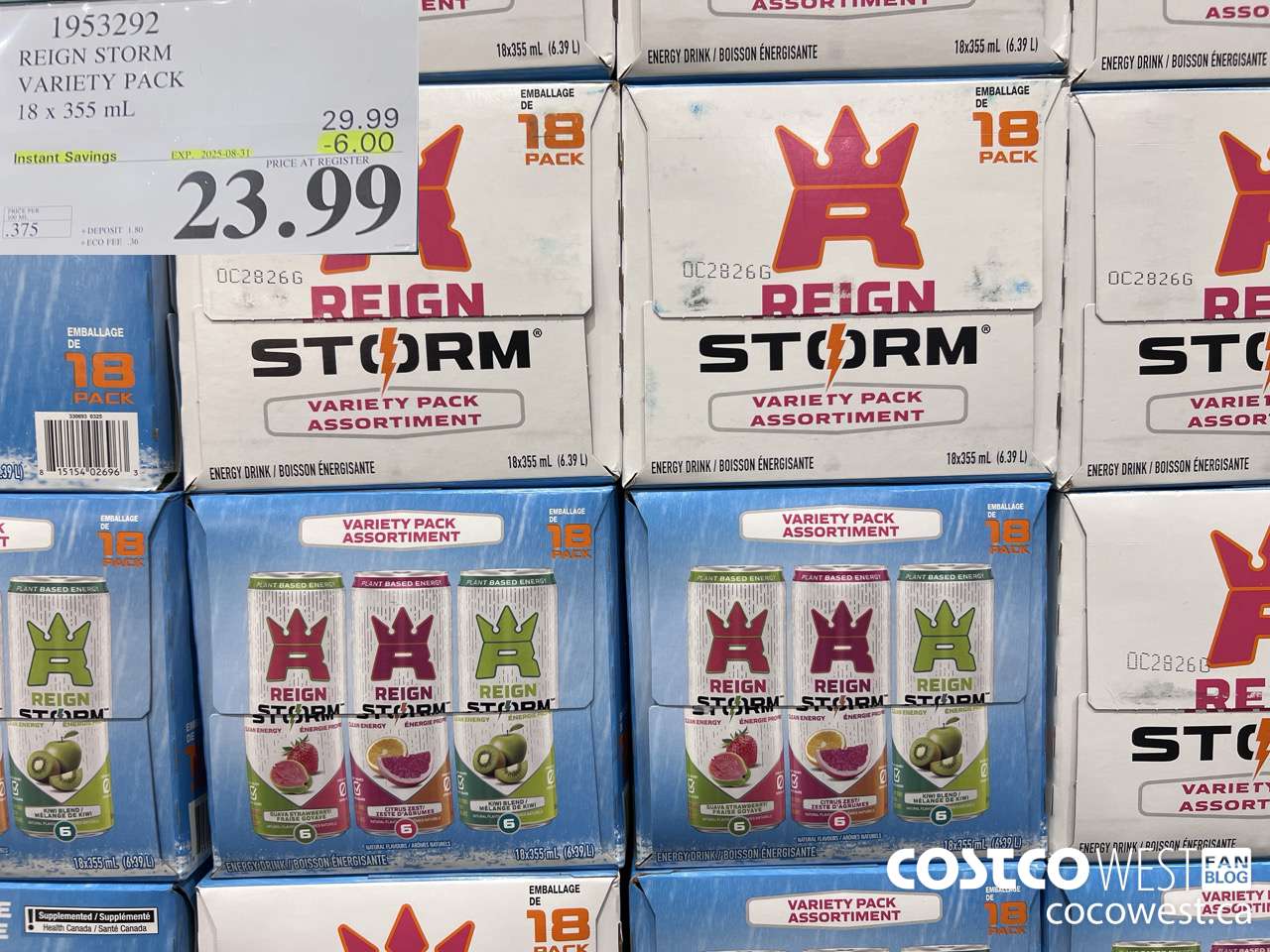 1953292 REIGN STORM VARIETY PACK 18 X 355ML ($6.00 INSTANT SAVINGS EXPIRES ON 2025-08-31) $23.99
