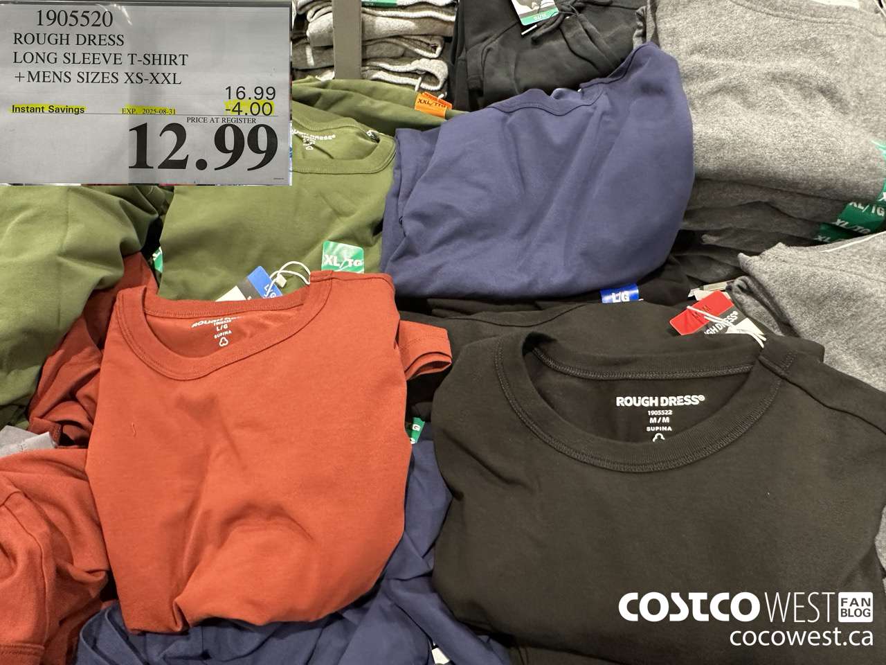 1905520 ROUGH DRESS LONG SLEEVE T-SHIRT MENS SIZES XS-XXL ($4.00 INSTANT SAVINGS EXPIRES ON 2025-08-31) $12.99