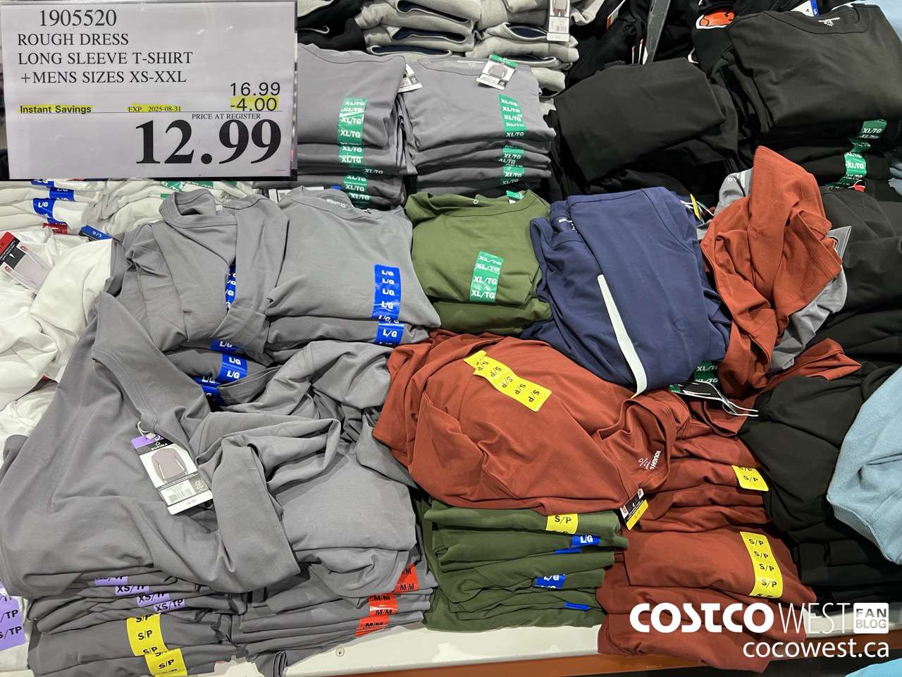 1905520 ROUGH DRESS LONG SLEEVE T-SHIRT MENS SIZES XS-XXL ($4.00 INSTANT SAVINGS EXPIRES ON 2025-08-31) $12.99