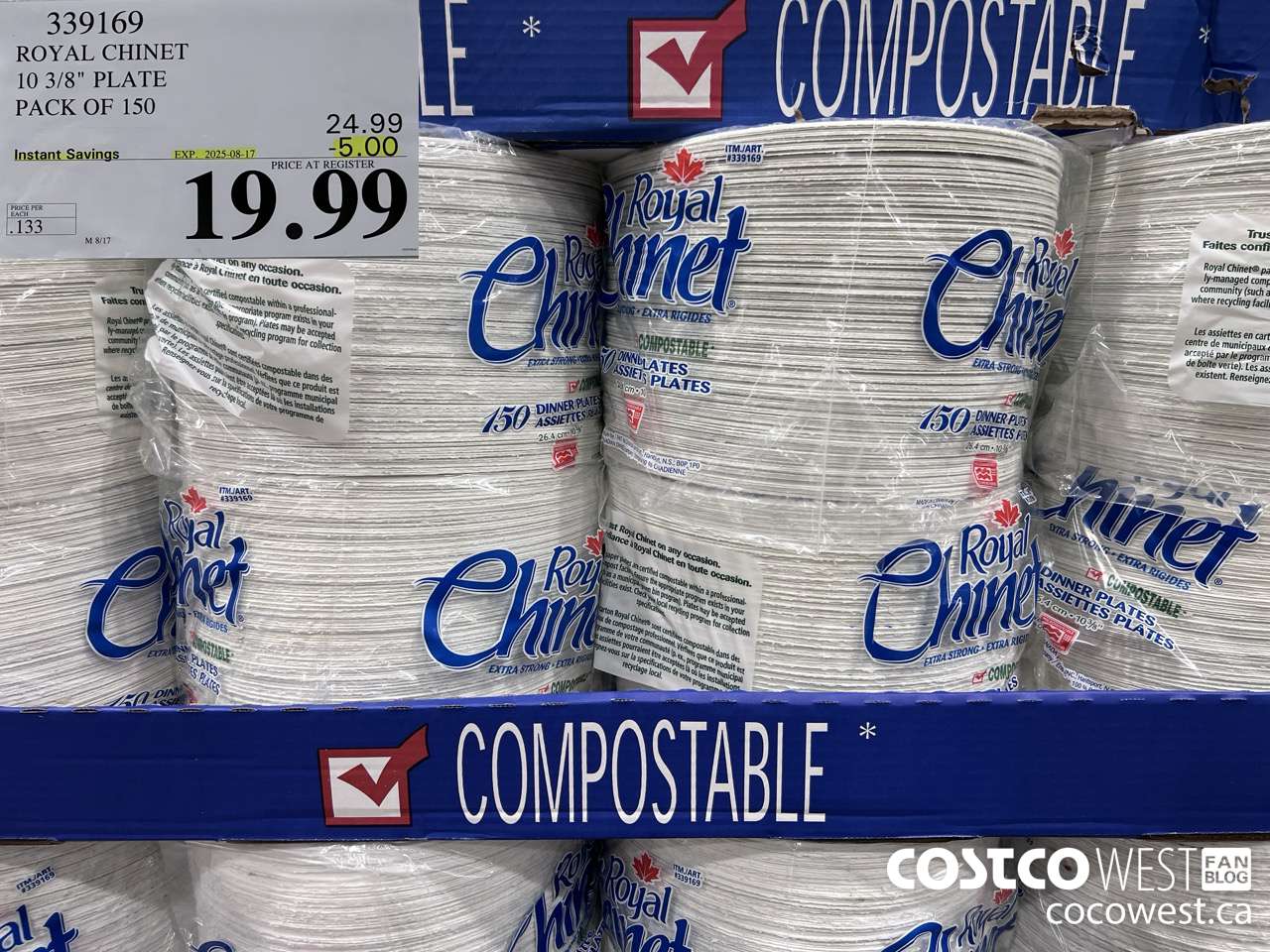 339169 ROYAL CHINET 10 3/8