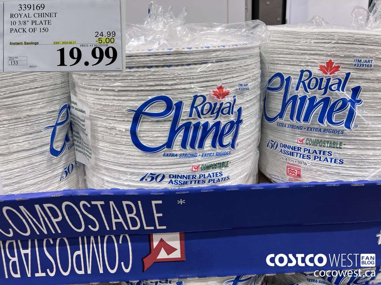 339169 ROYAL CHINET 10 3/8