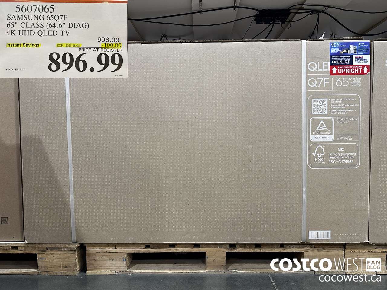 5607065 SAMSUNG 65Q7F 65