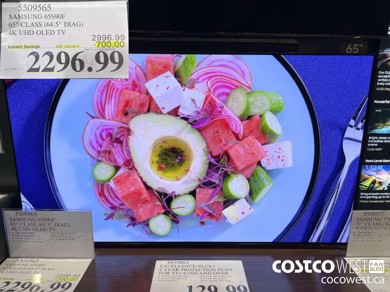 5509565 SAMSUNG 65S90F 65