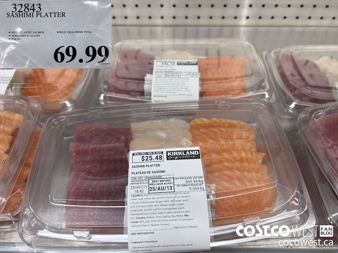 32843 SASHIMI PLATTER $69.99
