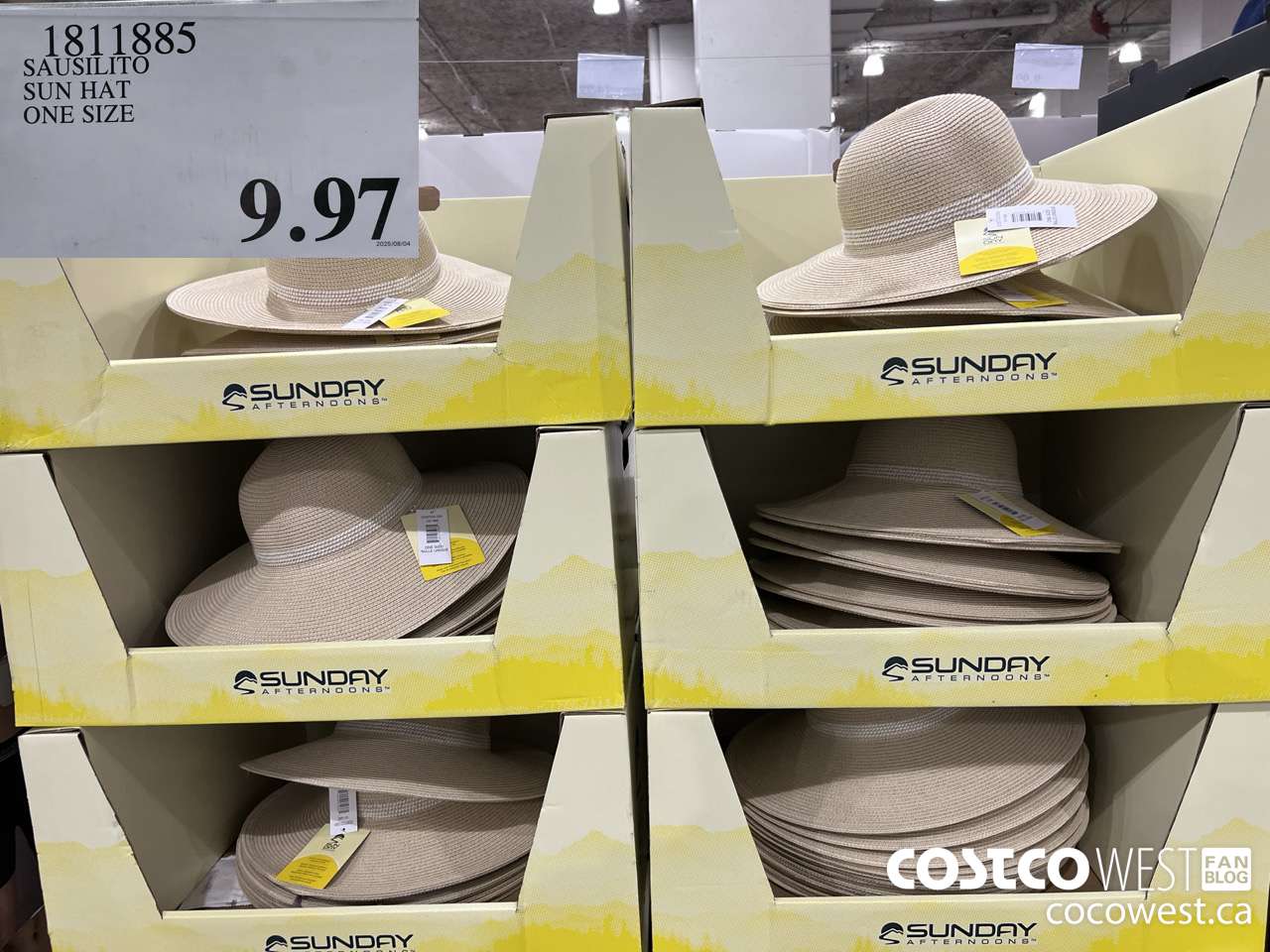 1811885 SAUSILITO SUN HAT ONE SIZE $9.97