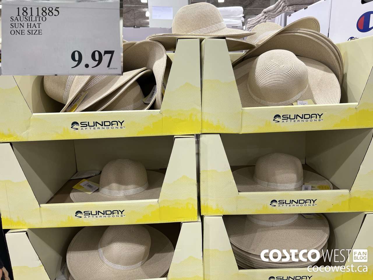 1811885 SAUSILITO SUN HAT ONE SIZE $9.97