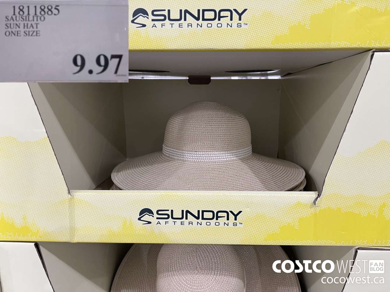 1811885 SAUSILITO SUN HAT ONE SIZE $9.97