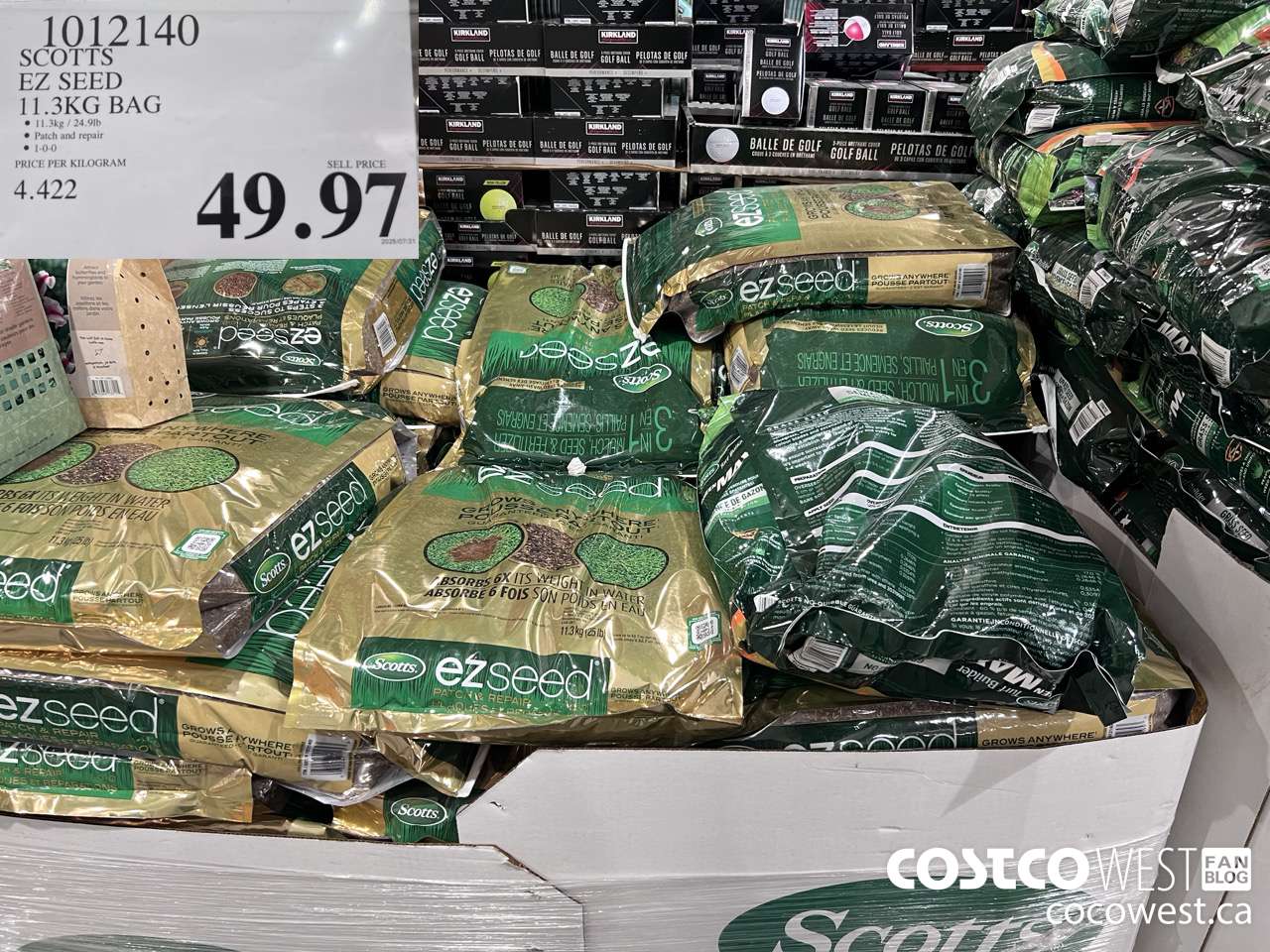 1012140 SCOTTS EZ SEED 11.3KG BAG $49.97