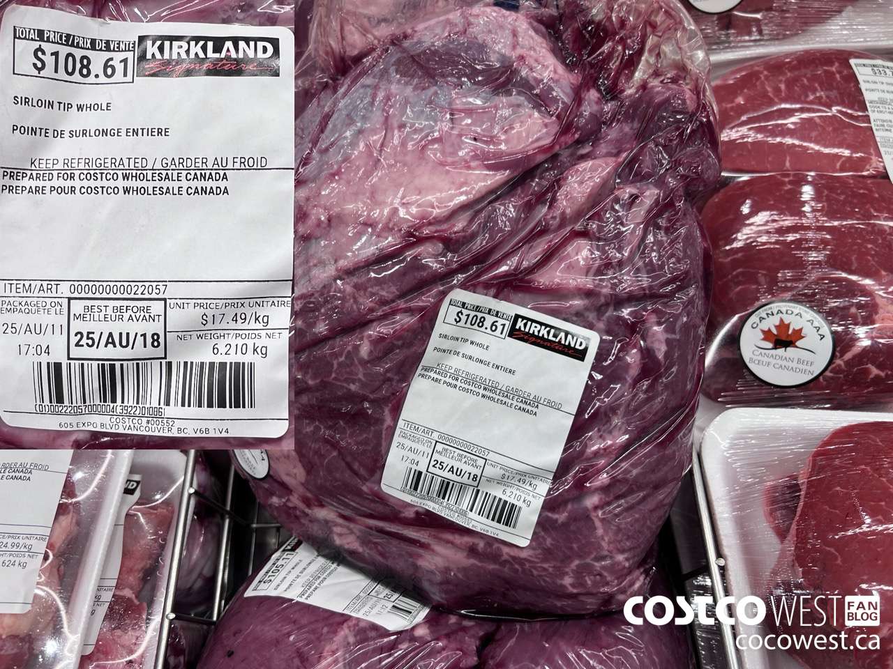 22057 SIRLOIN TIP WHOLE $17.49