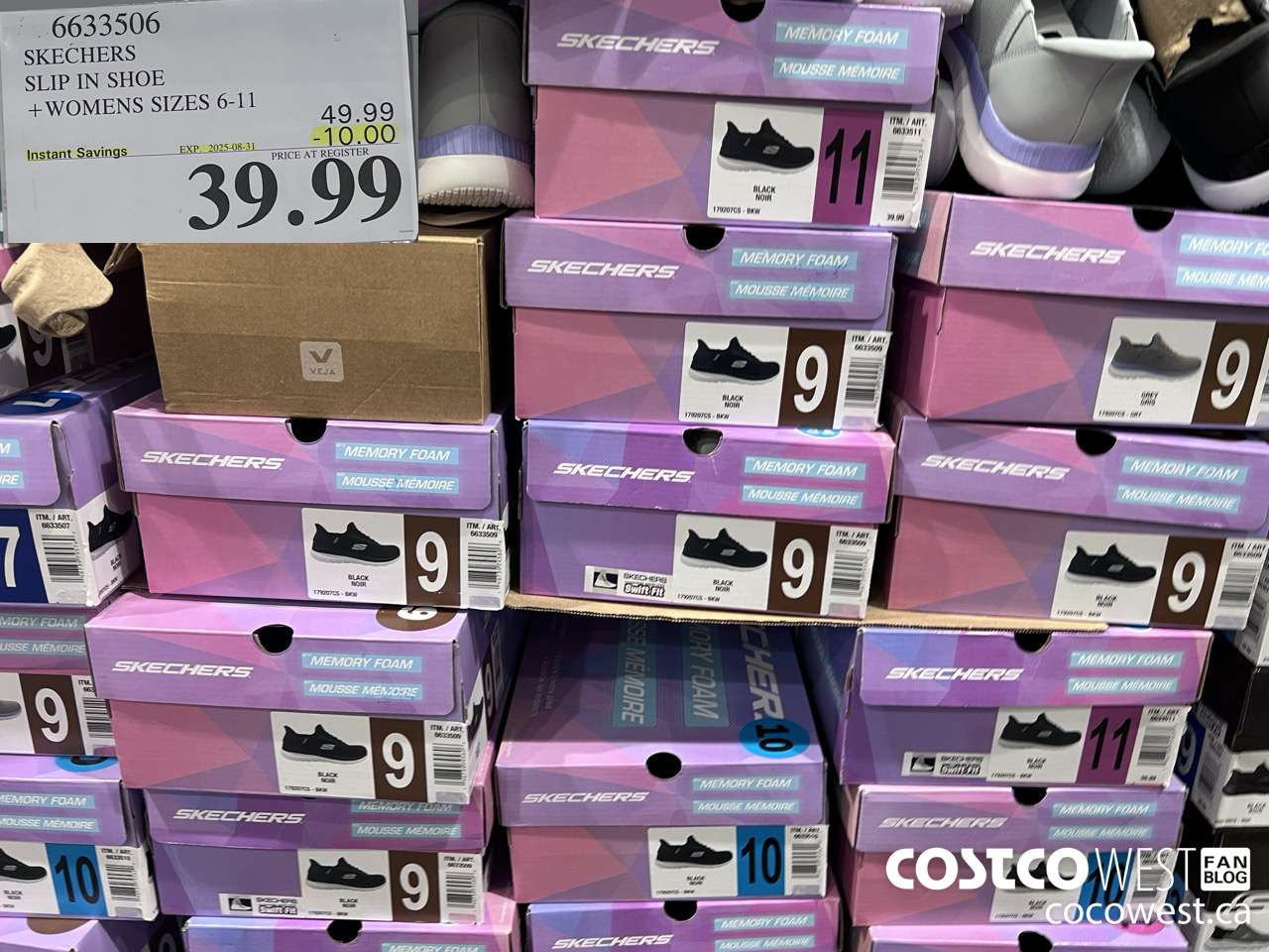 6633506 SKECHERS SLIP IN SHOE WOMENS SIZES 6-11 ($10.00 INSTANT SAVINGS EXPIRES ON 2025-08-31) $39.99