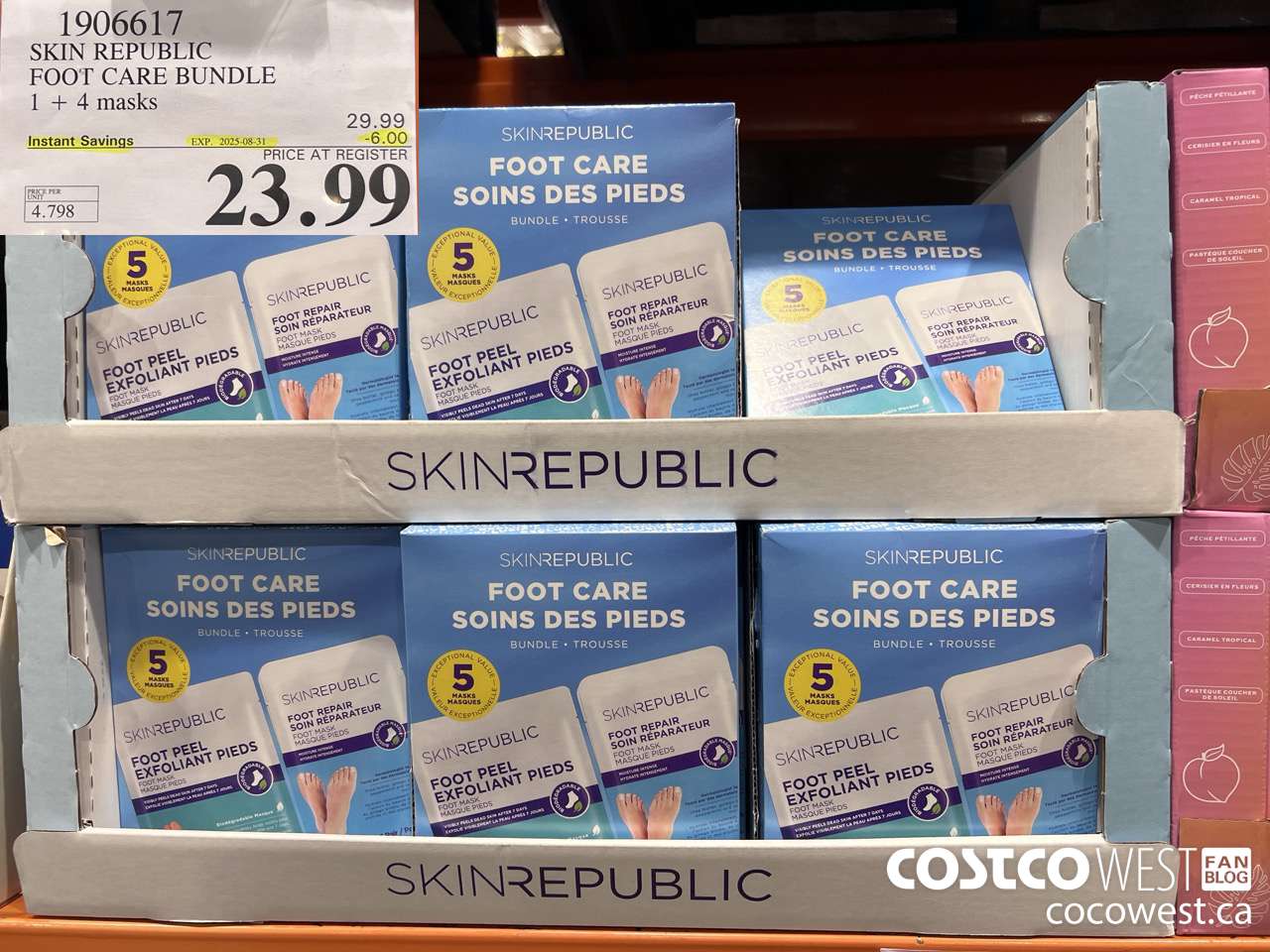 1906617 SKIN REPUBLIC FOOT CARE BUNDLE 1 + 4 MASKS ($6.00 INSTANT SAVINGS EXPIRES ON 2025-08-31) $23.99