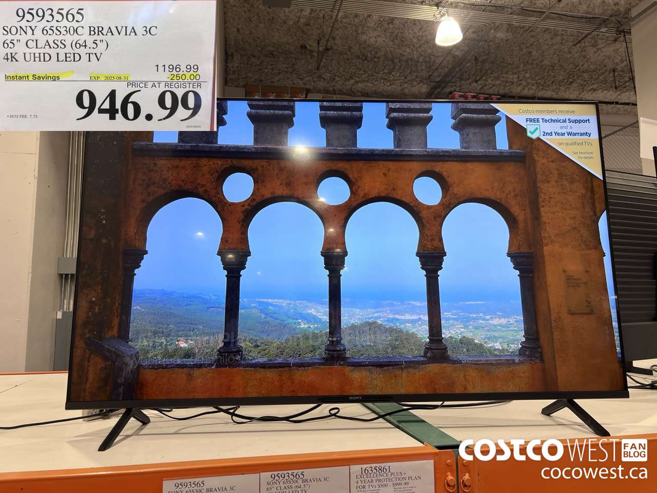 9593565 SONY 65S30C BRAVIA 3C 65