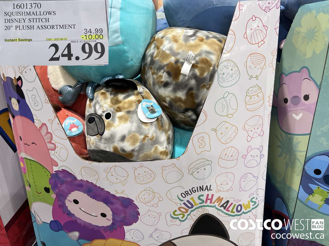 1601370 SQUISHMALLOWS DISNEY STITCH 20inch PLUSH  ($10.00 INSTANT SAVINGS EXPIRES ON 2025-08-10) $24.99