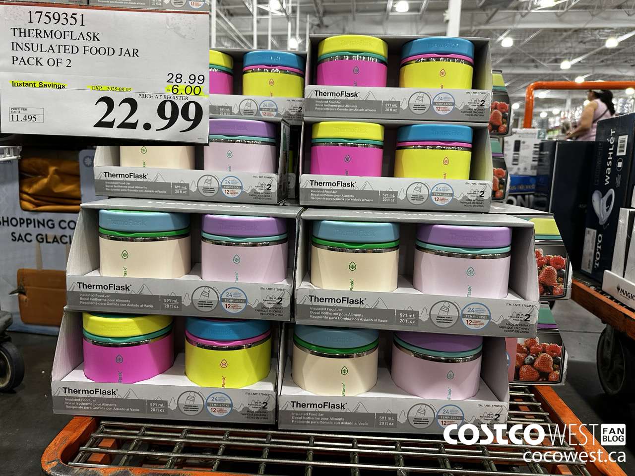 1759351 THERMOFLASK STAINLESS STEEL FOOD JAR 2 PACK ($6.00 INSTANT SAVINGS EXPIRES ON 2025-08-03) $22.99