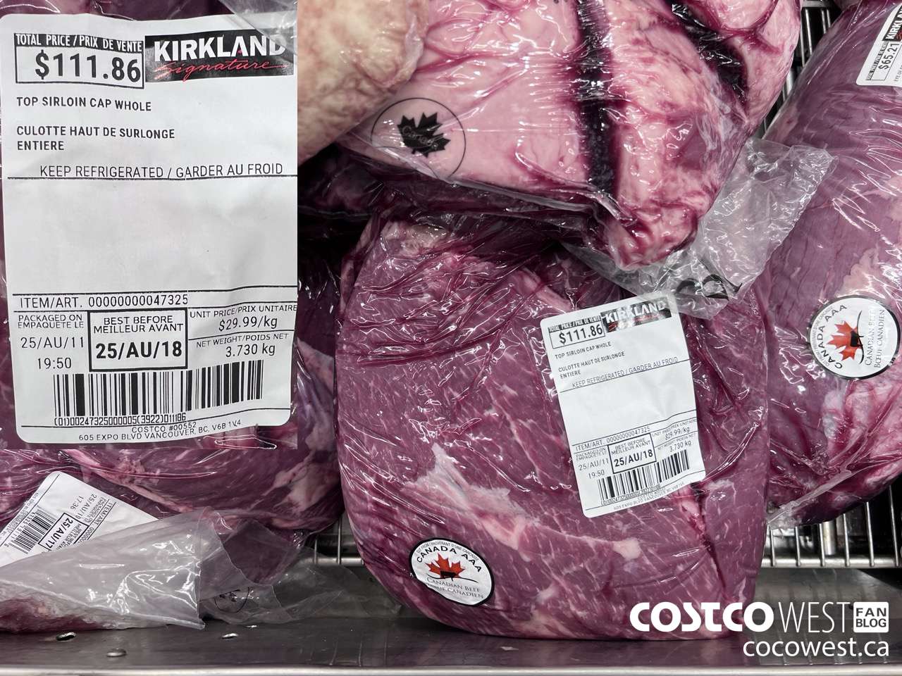 47325 TOP SIRLOIN CAP WHOLE $29.99