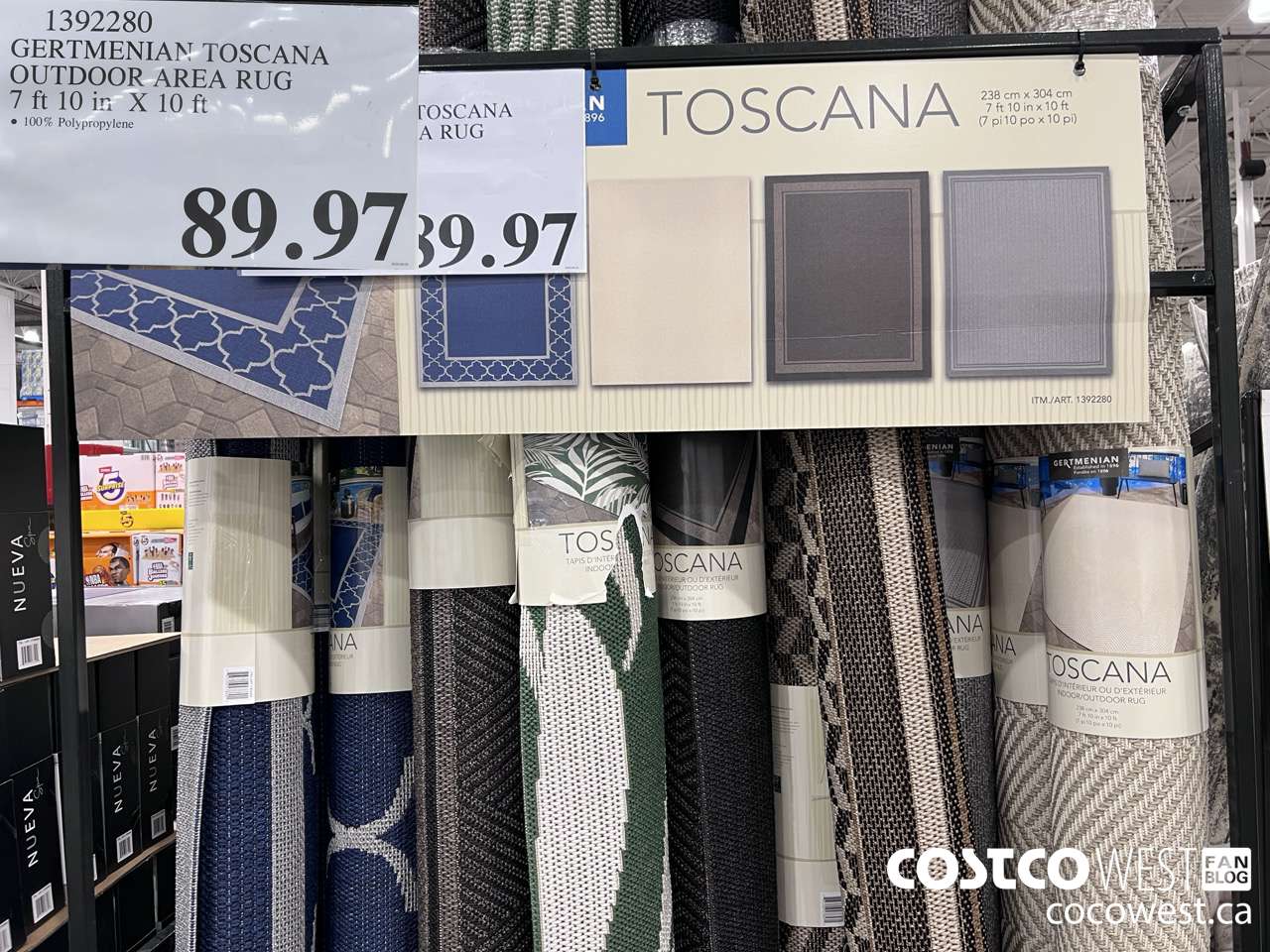 1392280 TOSCANA OUTDOOR AREA RUG 7'10