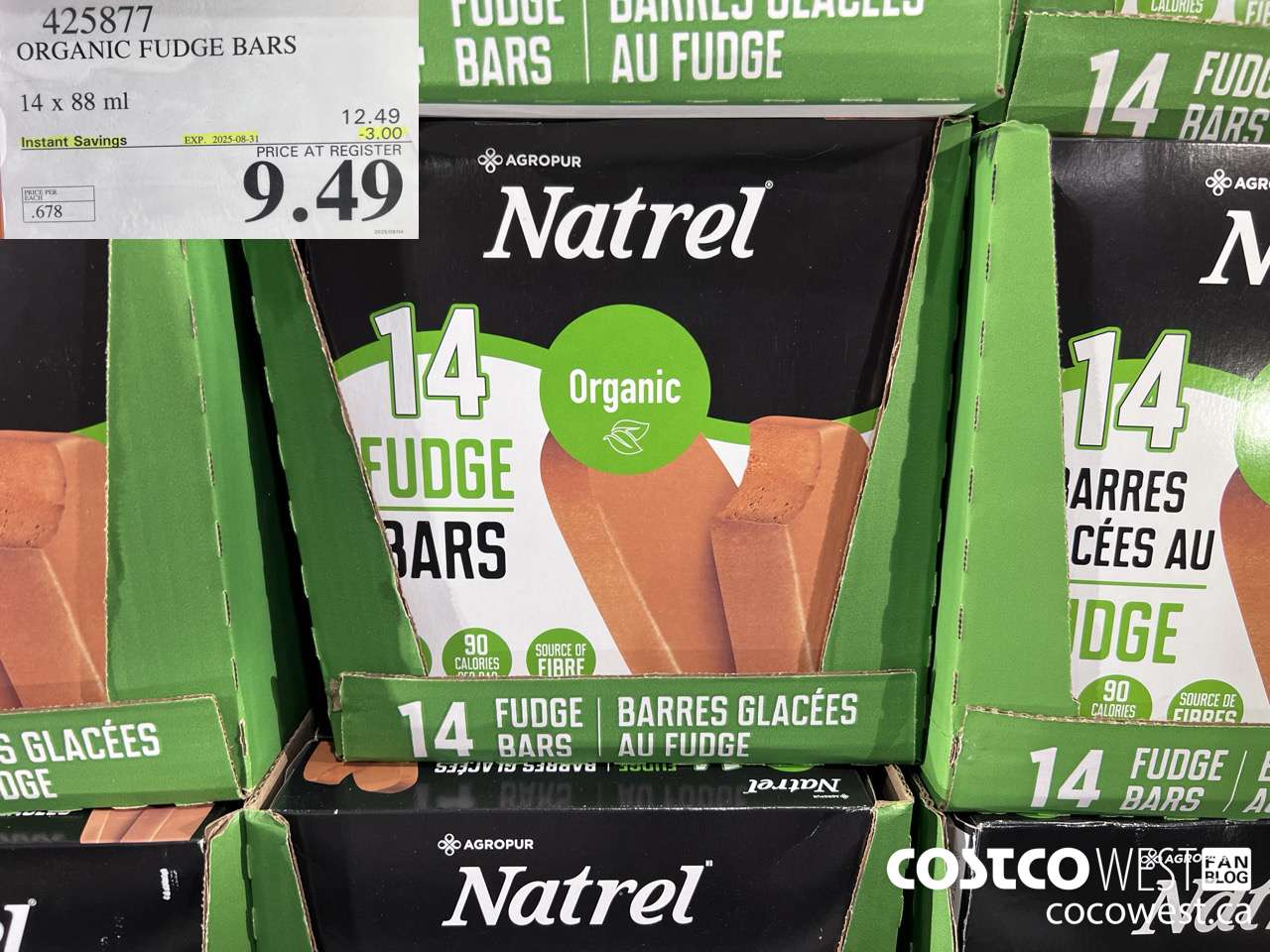 425877 TRADITIONS ORGANIC FUDGE BARS 14 COUNT ($3.00 INSTANT SAVINGS EXPIRES ON 2025-08-31) $9.49