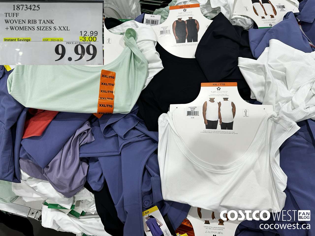 1873425 TUFF WOVEN RIB TANK WOMENS SIZES S-XXL ($3.00 INSTANT SAVINGS EXPIRES ON 2025-08-24) $9.99