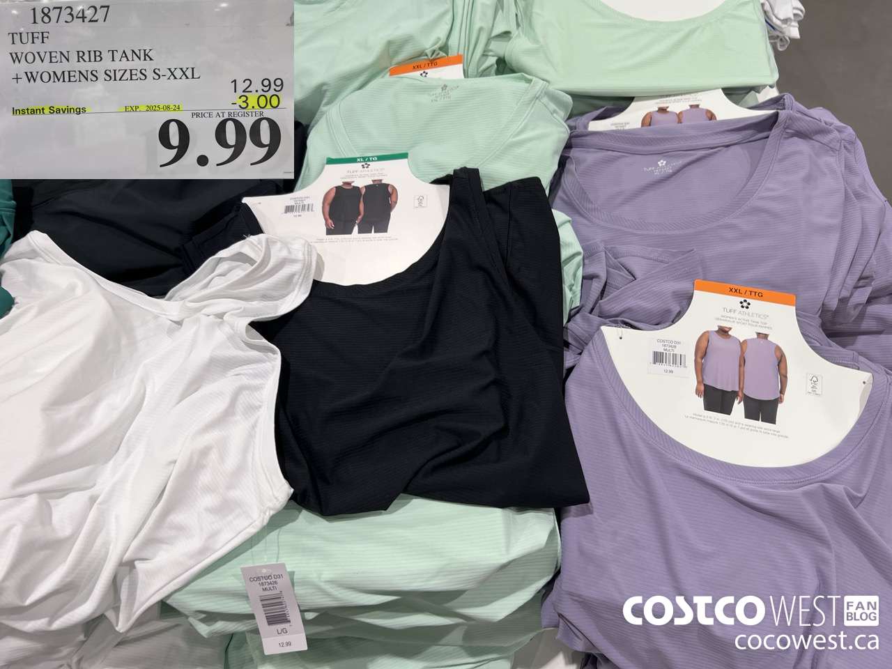 1873427 TUFF WOVEN TANK WOMENS SIZES S-XXL ($3.00 INSTANT SAVINGS EXPIRES ON 2025-08-24) $9.99