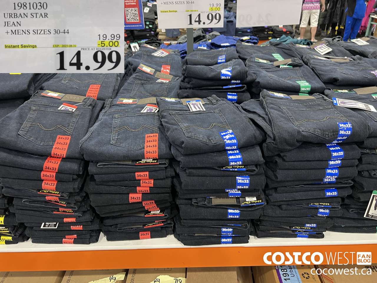 1981030 URBAN STAR JEAN MENS SIZES 30-44 ($5.00 INSTANT SAVINGS EXPIRES ON 2025-08-31) $14.99