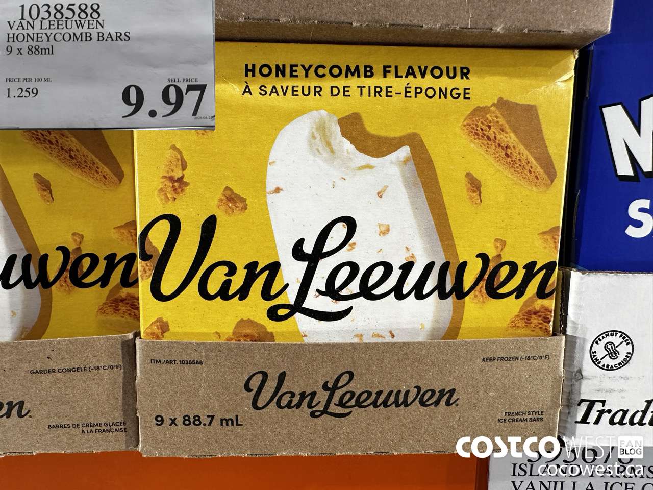 1038588 VAN LEEUWEN HONEYCOMB BARS 9 X 88ML $9.97