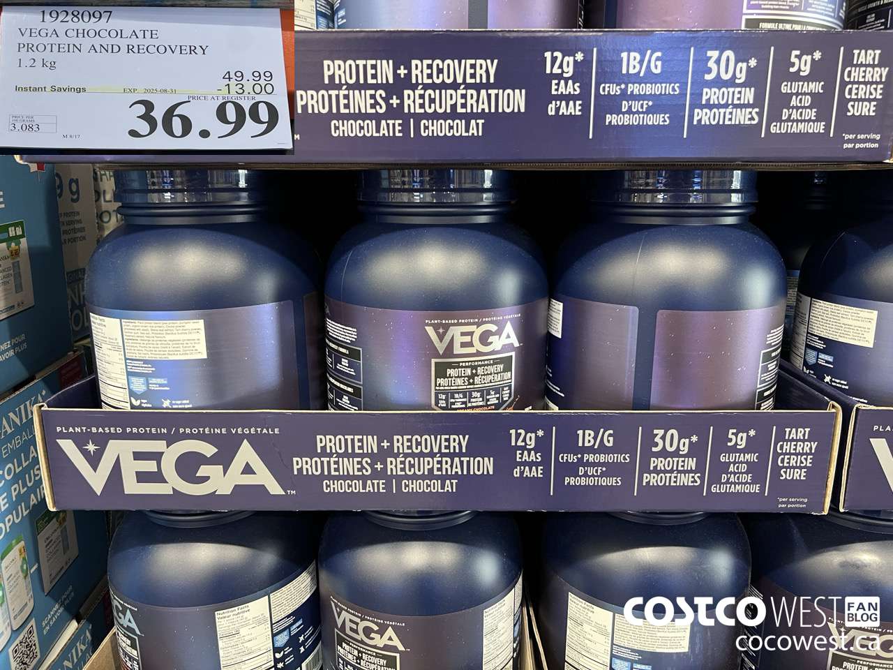 1928097 VEGA CHOCOLATE PROTEIN AND RECOVERY 1.2 KG ($13.00 INSTANT SAVINGS EXPIRES ON 2025-08-31) $36.99