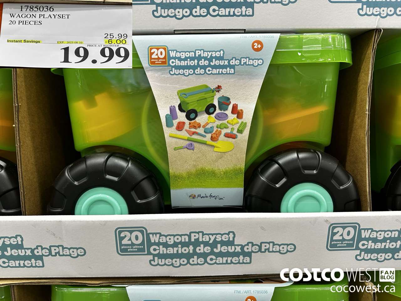 1785036 WAGON PLAYSET 20 PIECES ($6.00 INSTANT SAVINGS EXPIRES ON 2025-08-10) $19.99