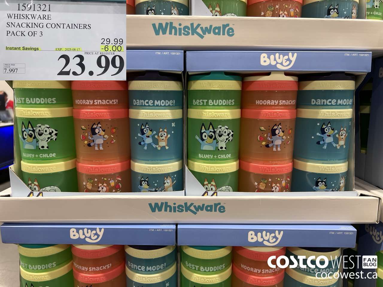 1591321 WHISKWARE SNACKING CONTAINERS PACK OF 3 ($6.00 INSTANT SAVINGS EXPIRES ON 2025-08-17) $23.99