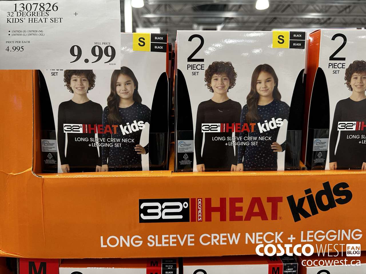 1307826 32 DEGREES KID'S HEAT SET $9.99