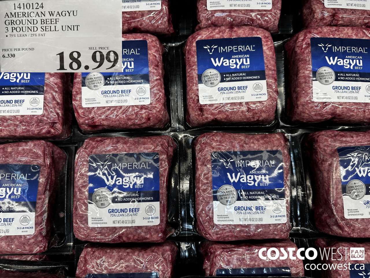 1410124 AMERICAN WAGYU GOUND BEEF 3 POUND SELL UNIT $18.99