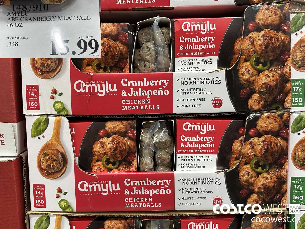 1487910 AMYLU ABF CRANBERRY MEATBALL 46 OZ $15.99