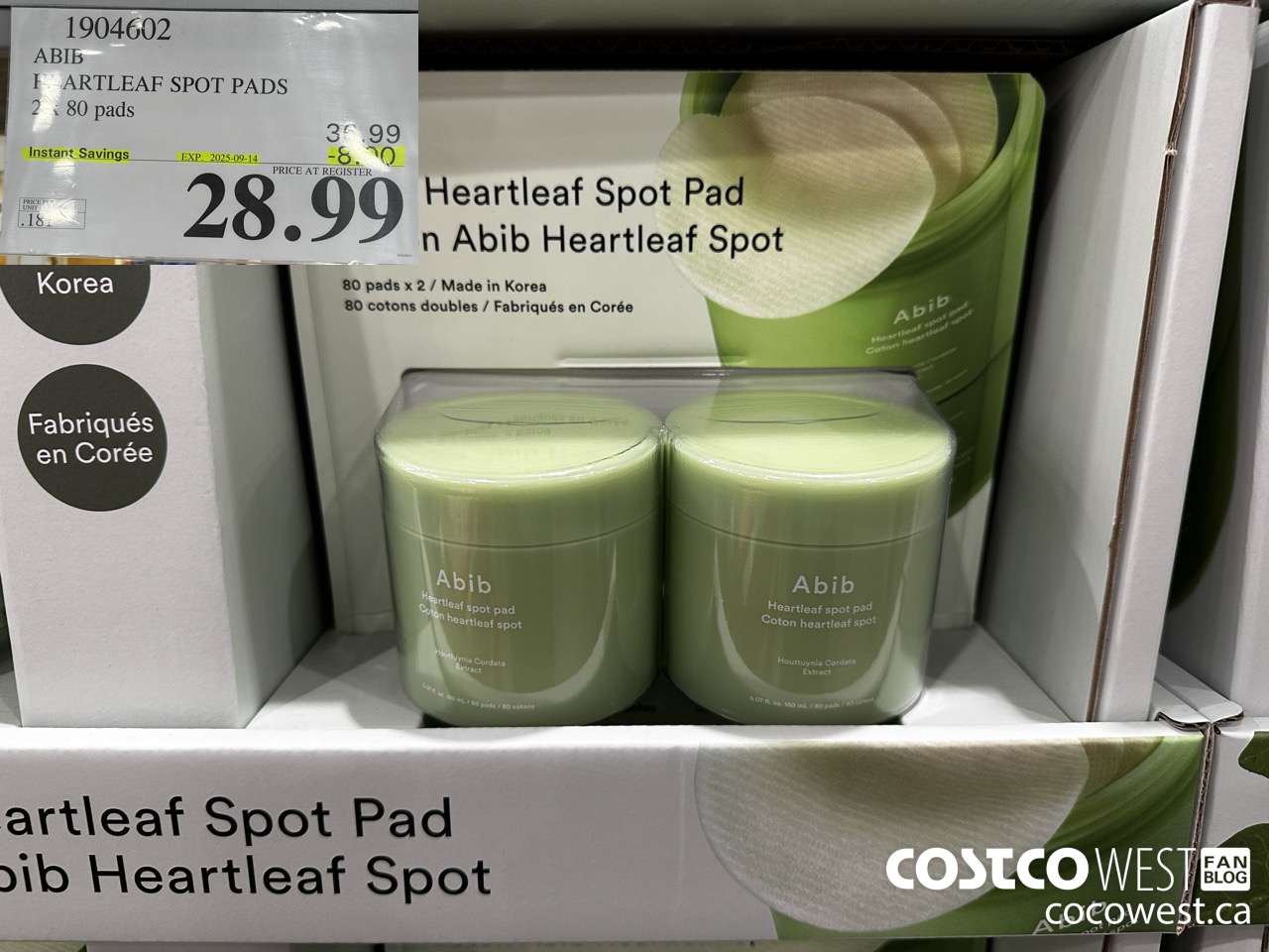 1904602 ARIB HEARLEAF SPOT PADS 2 X 80 PADS ($8.00 INSTANT SAVINGS EXPIRES ON 2025-09-14) $28.99